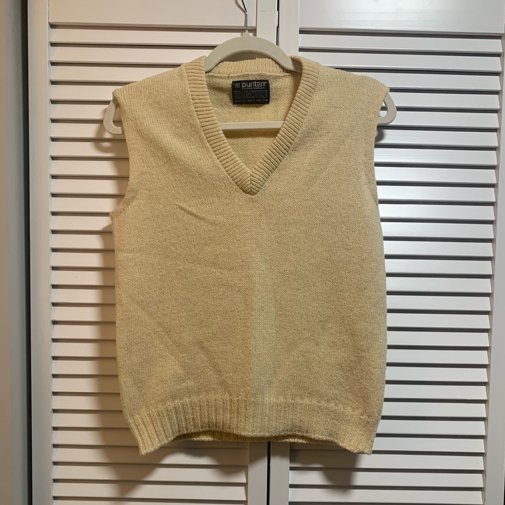 Two Vintage Puritan Pullover Vests - SZ Small - Picture 4 of 11